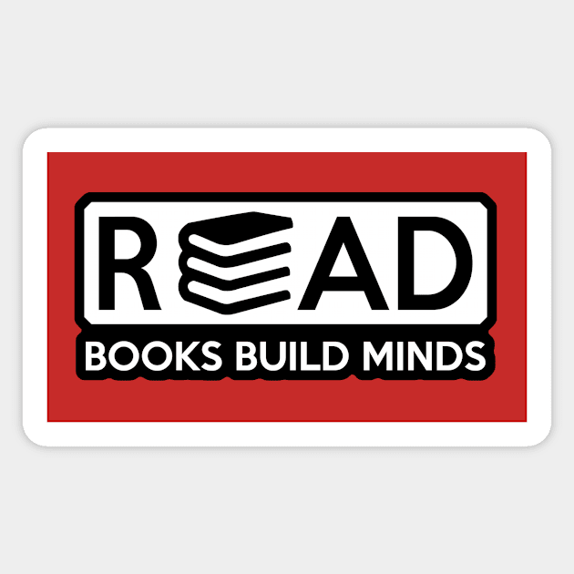 Books Build Minds Read Sticker by Electrovista